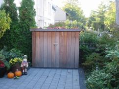 Fahrradschuppen aus Holz