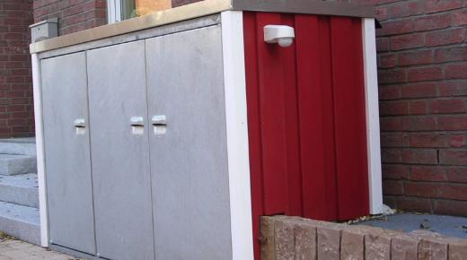Mülltonnenschrank