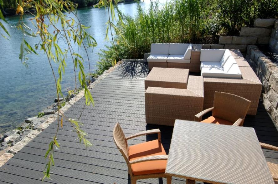 Terrasse von Schreinerei Keppler in Hilden